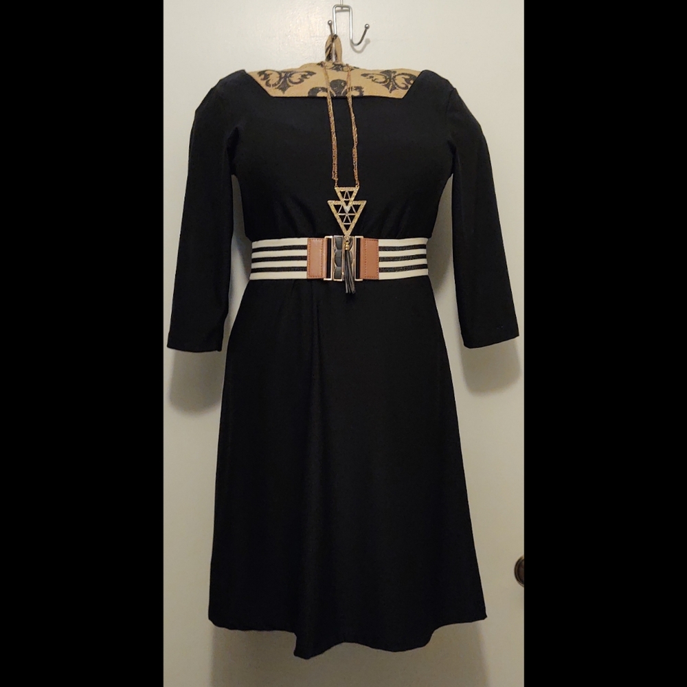 Avon Black Midi Dress (Dress Only)